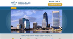 Desktop Screenshot of libertylawlegal.com